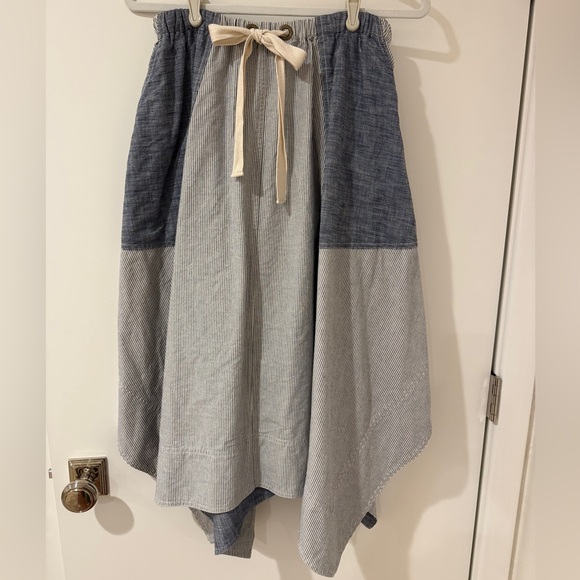 Ulla Johnson Dresses & Skirts - Ulla Johnson Two-Tone Blue & Cream A-Line Skirt
